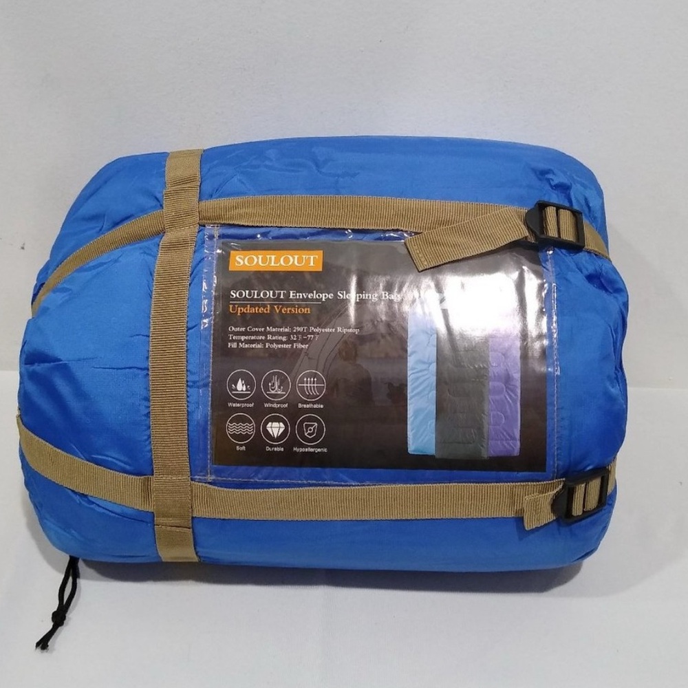 Light Blue Sleeping Bag for Home Bedding